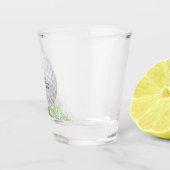 Personalisiertes Golf-Schnapsglas Schnapsglas (Rechts)