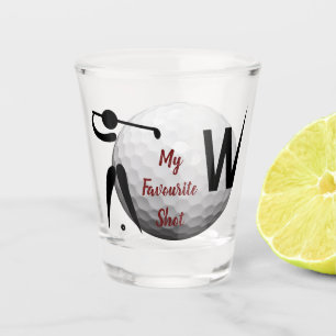 Personalisiertes Golf-Zitat-Schuss-Glas Schnapsglas