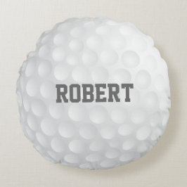 Personalisiertes Golfball-Kissen Rundes Kissen