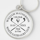 Personalisiertes Golfcenter in einem klassischen,  Schlüsselanhänger (Vorne)