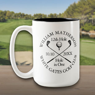 Personalisiertes Golfcenter in einem modernen klas Zweifarbige Tasse