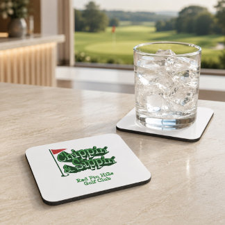 Personalisiertes Golfer-Geschenk Lustiges Chippin' Getränkeuntersetzer