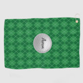 Personalisiertes Golfer Golf Handtuchgeschenk Golfhandtuch (Horizontal)