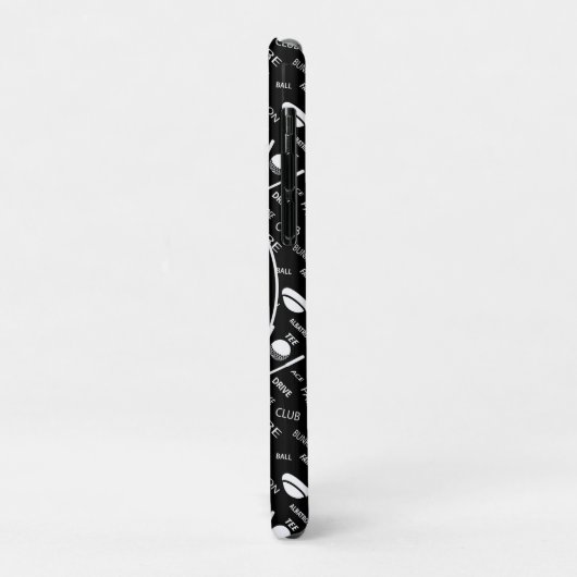 Personalisiertes Golfer-Logo Case-Mate iPhone Hülle (Hinten/Links)