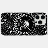 Personalisiertes Golfer-Logo Case-Mate iPhone Hülle (Rückseite (Horizontal))