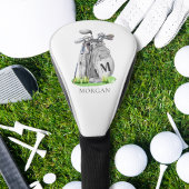 Personalisiertes Golfer Monogramm Golf Headcover