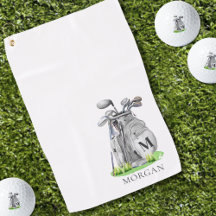 Personalisiertes Golfer Monogramm