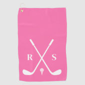 Personalisiertes Golfgeschenk für ihn Golfhandtuch (Vorderseite)