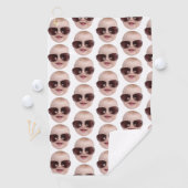 Personalisiertes Golfgeschenk Lover Geschenk für V Golfhandtuch (Insitu)