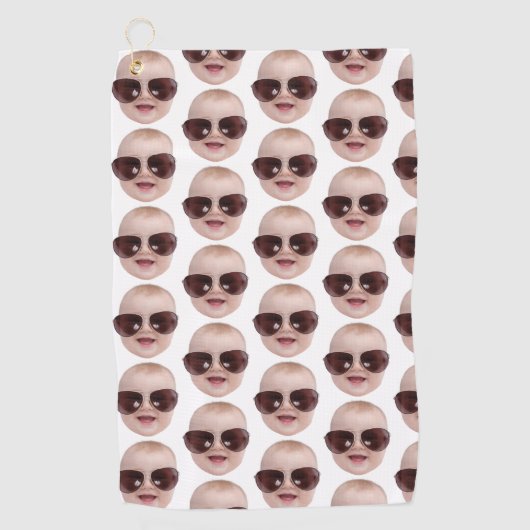 Personalisiertes Golfgeschenk Lover Geschenk für V Golfhandtuch (Vorderseite)