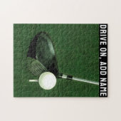 Personalisiertes Golfgeschenk Puzzle (Horizontal)