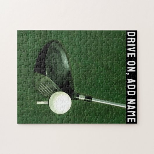 Personalisiertes Golfgeschenk Puzzle (Horizontal)