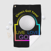 Personalisiertes Golfhandtuch (Insitu)