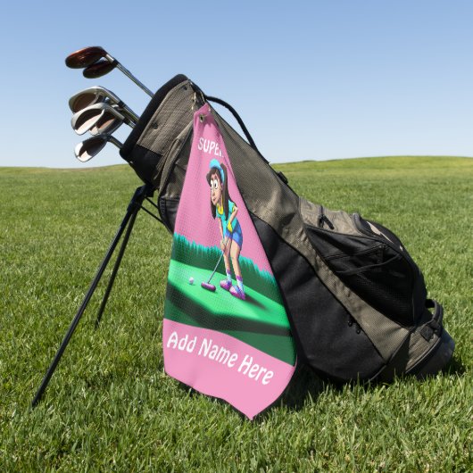 Personalisiertes Golfhandtuch (Gras)