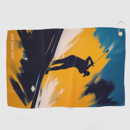 Personalisiertes Golfhandtuch (Horizontal)