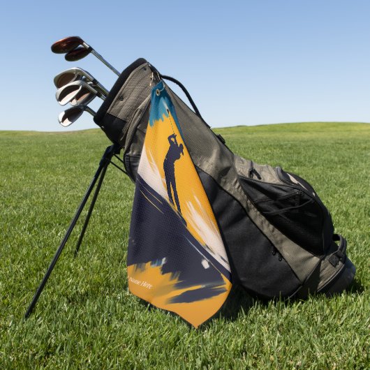 Personalisiertes Golfhandtuch (Gras)