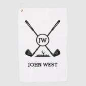 Personalisiertes Golfhandtuch (Vorderseite)
