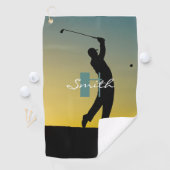 Personalisiertes Golfhandtuch HAMbyWG (Insitu)