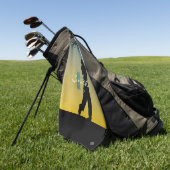 Personalisiertes Golfhandtuch HAMbyWG (Gras)