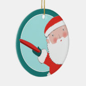 personalisiertes Golfkollektiv Keramik Ornament (Rechts)