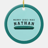 personalisiertes Golfkollektiv Keramik Ornament (Hinten)