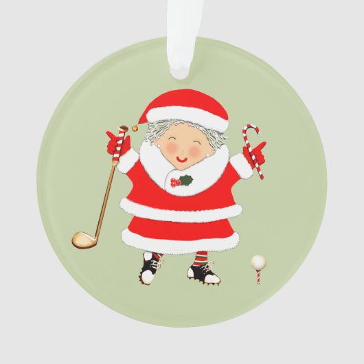 Personalisiertes Golfkollektiv Ornament (Vorderseite)