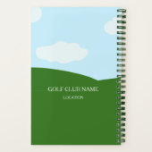 Personalisiertes Golfspiel-Notebook Notizblock (Rückseite)