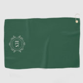 Personalisiertes Golftuch mit Initialen Golfhandtuch (Horizontal)