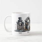 Personalisiertes gotisches Paar Tasse (Links)