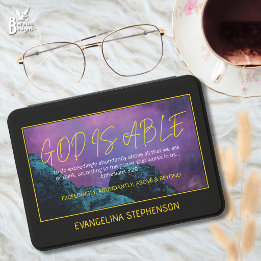 Personalisiertes GOTT IST IMSTANDE Epheser Christl