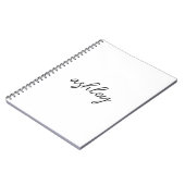 Personalisiertes Graduate Journal, Personalisiert  Notizblock (Linke Seite)