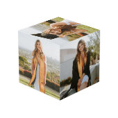 Personalisiertes Graduate Keepake Abschluss Foto Würfel (Rückseite Schrägansicht)