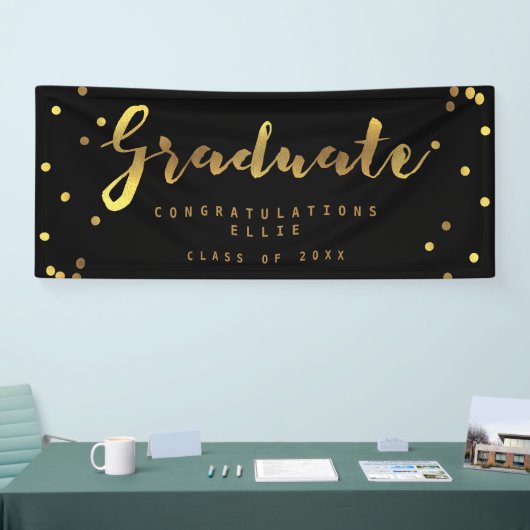 Personalisiertes graduiertes banner (Messe)