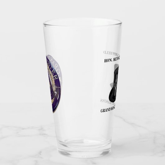 Personalisiertes Grandmeisterglas Glas (Links)