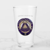 Personalisiertes Grandmeisterglas Glas (Vorderseite)