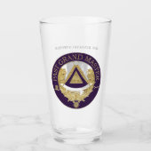 Personalisiertes Grandmeisterglas Glas (Vorderseite)