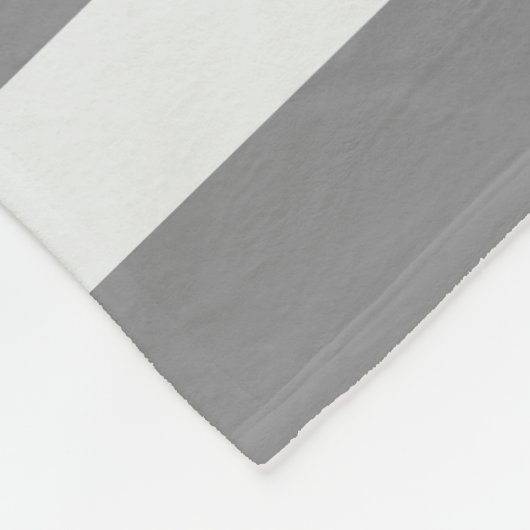 Personalisiertes Grau, korallenrote Fleecedecke (Ecke)