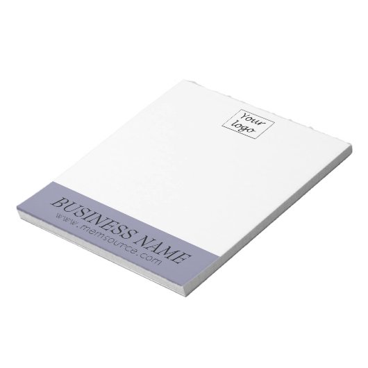 Personalisiertes graues Violet-Store-Geschenk Note Notizblock (Rotiert)