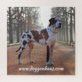Personalisiertes Great Dane Puzzle (Vertikal)