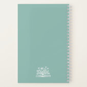 Personalisiertes "Green Reading Journal" Notizblock (Rückseite)