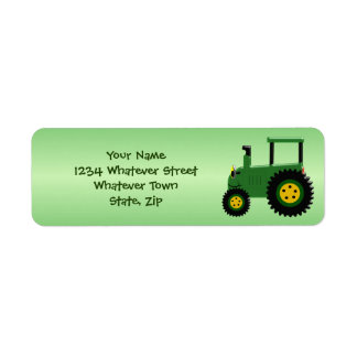 Personalisiertes Green Traktor Design