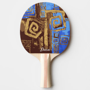 Personalisiertes Griechenland-Geschenk Tischtennis Schläger