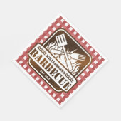 Personalisiertes Grillfest Serviette (Ecke)