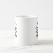 Personalisiertes Grillvater-Monogramm Kaffeetasse (Mittel)
