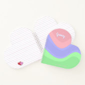 Personalisiertes Groovy Pastell Notizblock (Innenseite)