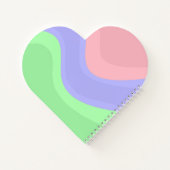 Personalisiertes Groovy Pastell Notizblock (Rückseite)