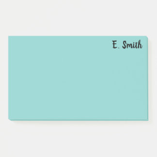 Personalisiertes großes Blau Post-it Klebezettel