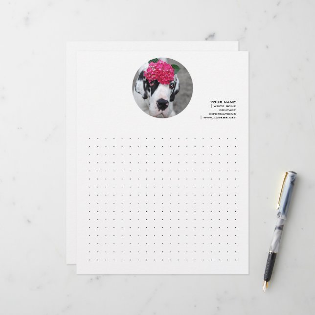 Personalisiertes großes Ding (Vorderseite/Rückseite Beispiel)