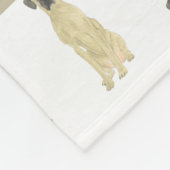 Personalisiertes großes Tier (Maskengewächse) Fleecedecke (Ecke)