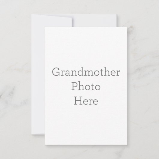 8,89 cm x 12,7 cm Flache Dankeskarte (Vorderseite)